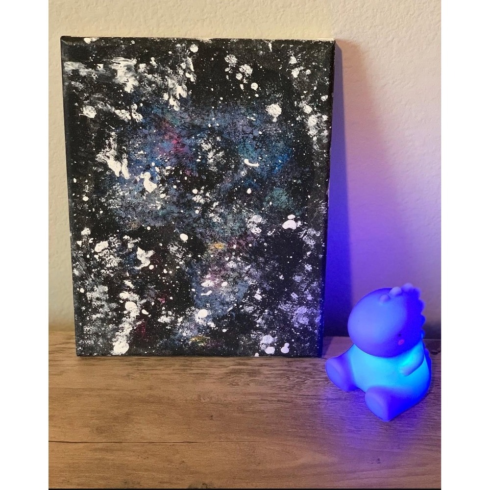 Original Abstract Painting Dirty Sheets 8x10 Canvas Art